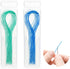 Dental Floss Threader, Biodegradable Threader Multifunctional Nylon Loop Design for Your Teeth Deep Clean Floss for Braces Bridges & Implants 100 ...