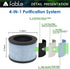 Premium True Filter, DH-JH01 Upgrade Filter Replacement for Aroeve MK01 MK06, Pomoron and Kloudi DH-JH01, Intelabe EPI080/EP1080 & Elechomes EPI08...