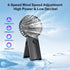 Portable Personal Handheld Rechargeable Fan: Mini Hand Held Fan 4 Speeds Cool Air Wind 6-15Hrs Work Adjustable Operated USB Recharge Battery Quiet...