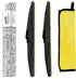 (Pack of 2) Rear Wiper Blade Kit Set Replacement for Hyundai New Santa Fe 2013-2017,Kia Sedona 2015-2022 Rear Wiper Accessories Parts,Wiper Blade ...