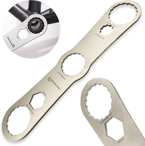 Multi -function Bottom Bracket Wrench?Suitable for BB wrench in 39 40.5 44mm outer diameter?16 Notch...