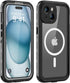 for iPhone 15 Plus Case Waterproof,Shockproof Dustproof IP68 Waterproof iPhone 15 Plus Case Built-in Screen Protector Charging Magnetic Ring for i...