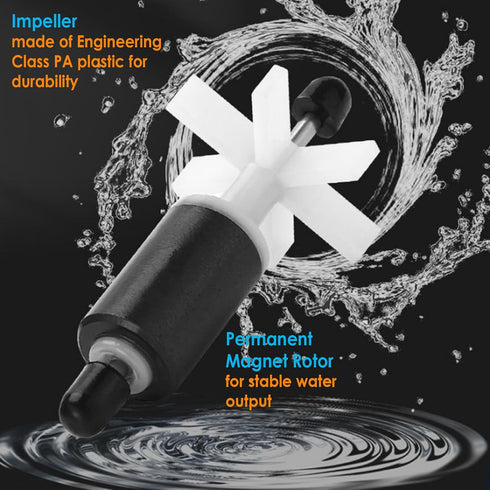 AquaMiracle Aquarium Powerhead Pump with Double Water Outlet & Aeration, 210GPH Fish Tank Water Pump Wave Maker for Aquarium, Submersible Aquarium...
