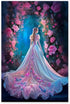 NSUAJOF 5D Fantasy Wedding Dress Diamond Painting Kits - Adult Beginner's DIY Full Round Diamond Crystal Wedding Dress Art Set, for Home Wall Deco...