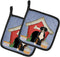 Caroline's Treasures BB2791PTHD Dog House Collection Greater Swiss Mountain Dog Pair of Pot Holders Kitchen Heat Resistant Pot Holders Sets Oven H...