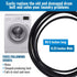 Dryer Drum Belt Exact Fit for WE12M29 137292700 AP4565702, 134163500, 134503900, 148271, 1615170, 5303283287, PS3408299 Compatible with GE Frigidaire Kenmore and more