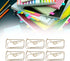 100pcs Golden Cute Small Paperclips, Crown Envelope Shape Paperclips Small Paper Clips for Office School Wedding Party Invitation Valentine Decora...
