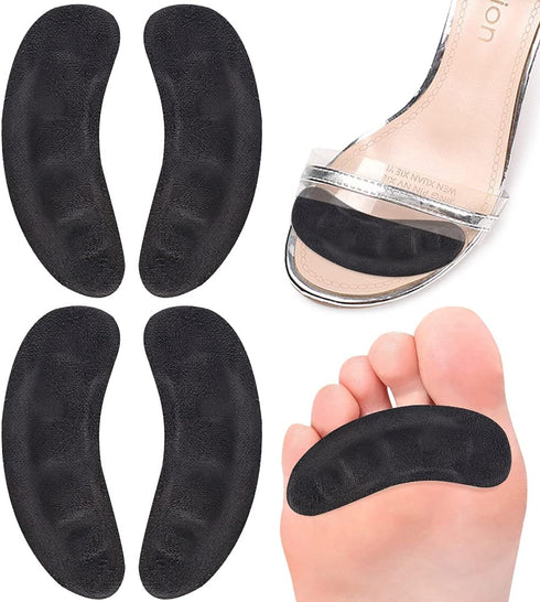 Ball of Foot Cushions for High Heels, Non-Slip Comfortable Forefoot Pads Metatarsal Pads All Day Pain Relief, Toe Cushions for Forefoot - 2 Pairs ...