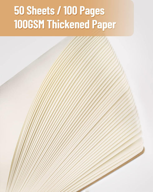 A5 Spiral Notebooks Blank Journal 10-Pack, Softcover Unlined Sketch Pad for Drawing, Writing, Note Taking Travel Memo Notepads Diary Planner, 100 ...