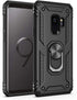 IKAZZ for Galaxy S9 Case,Military Grade Shockproof Heavy Duty Protective Phone Cover Pass 16ft Drop Test with Magnetic Kickstand Black...