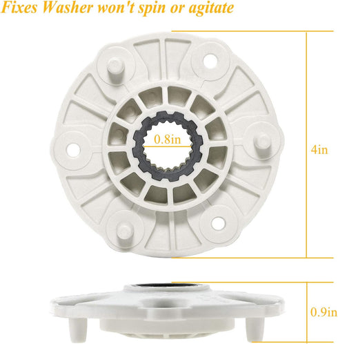 Washer Rotor Hub Assembly MBF618448 for LG Washing Machine?Original Version), Replace Part# PBT-GF30, 4413ER1001C, 4413EA1002B 4413ER1003B, 4413ER1002F
