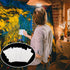 MTQY 7 in 1 Paint Scraper Acrylic Pouring Swipe Tools with Brush for Acrylic Painting Technique...