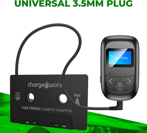 Car Cassette Adapter: Connect Smartphones, Laptops, CD Players to Tape Decks | Stream Music, Audiobooks via Car Speakers...