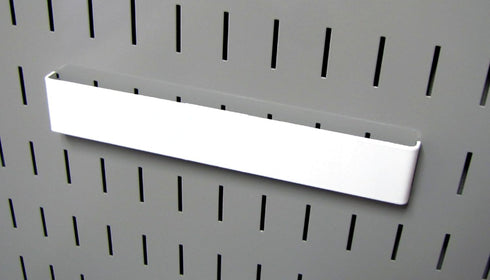 Wall Control Pegboard 8in Accessory Hanger Tool Holder Bracket Pegboard Accessory for Wall Control Pegboard and Slotted Tool Board – White...