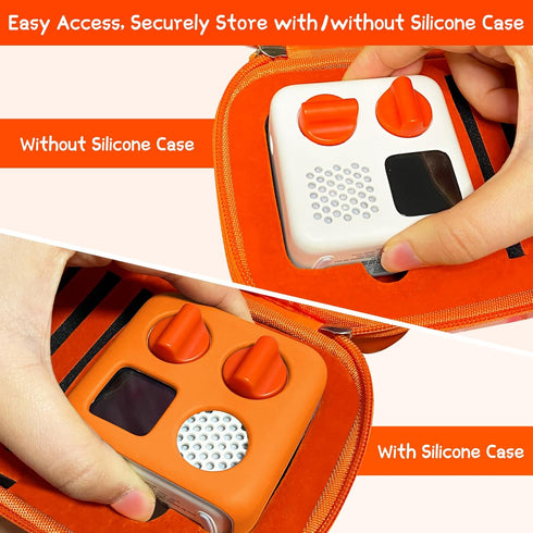 Case Compatible with Yoto Mini Kids Bluetooth Audio Player, Travel Storage Holder for Children’s Speaker Plays Stories Music Podcast Radio Cards (...