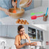 Silicone Spatula Set, 4 Pcs Heat Resistant Rubber Spatula, Spatulas for Kitchen Use, Kitchen Spatulas for Nonstick Cookware, Silicone Kitchen Uten...