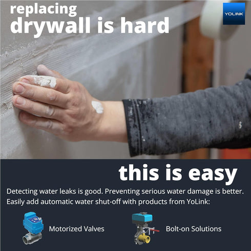 YoLink Water Leak Detector, 1/4 Mile World's Longest Range, Wireless Smart Water Leak Sensor, Alexa, IFTTT, Hub Required...