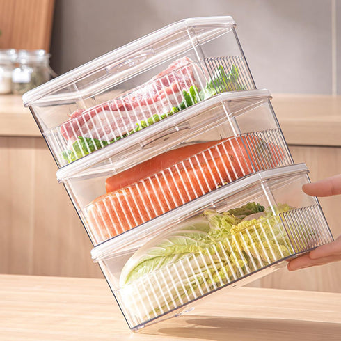 Cheese Container Airtight with Time Recording - Cheese Storage Container for Fridge Cream Cheese Sliced Cheese Cheddar Container Cheese Box with L...