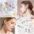 Hypoallergenic Earring Making Kit, Thrilez 3080Pcs Earring Supplies Kit includes Earring Hooks, Earring Backs, Jump Rings, Eye Pins, Earring Posts...