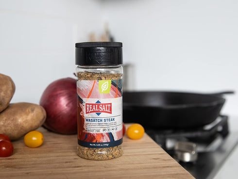 Redmond Real Sea Salt - Natural Unrefined Gluten Free Wasatch Steak Shaker...