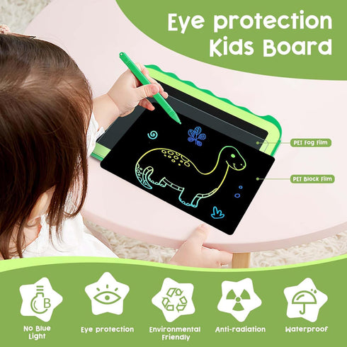 LCD Writing Tablet for Kids, Colorful Toddlers Toys Drawing Board, Educational Kid Toys, Doodle Pad Dinosaur Toys for 2 3 4 5 6 7 8 Year Old Boys ...