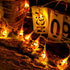 Pumpkin String Lights 20ft 30 LED Halloween Decorative Light Pumpkin Decorative String Light String Light Waterproof Halloween Lights 2 Modes for ...