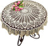 KEPSWET Cotton 36 inch Round Sunflower Beige Handmade Crochet Lace Tablecloth Doily...