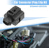 uxcell 1 Set No.1J0973703 Sealed 3 Way Pin Female Connector Adapter Plug Clip Kit Replacement for VW for Audi...