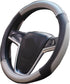 Mayco Bell Car Steering Wheel Cover 15 inch Comfort Durability Safety (Gray)...