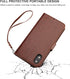 Bocasal for iPhone Xr Wallet Case with Card Holder PU Leather Magnetic Detachable Kickstand Shockproof Wrist Strap Removable Flip Cover for iPhone...
