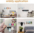 Felt Bulletin Board, 4 Pcs Large Size Cork Board Bar Strips with 35 Pushpins, Self-Adhesive & No Damage for Wall, Felt Pin Board Strips for Paste ...