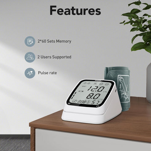 Arm Blood Pressure Monitor, maguja Blood Pressure Machine, BP Monitor Automatic Upper Arm with High Blood Pressure Cuff for Home Use...