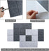 Large 11.8"x11.8" Felt Board Tiles for Wall with 30 Push Pins, Pack of 6 Pin Board Notice Boards for Home Office Kitchen, Bulletin Board Wall Tile...