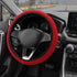Elastic Stretch Steering Wheel Cover, 15 Inch Universal Anti-Slip Car Steering Wheel Cover for Auto Truck Van SUV, Warm in Winter and Cool in Summ...