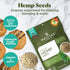 Navitas Organics Hemp Seeds – For Smoothies, Salads, Dips, Baked Goods & More – Essential Fatty Acids, Protein & Minerals – USDA Organic, Non GMO,...