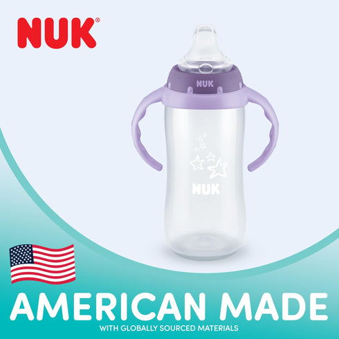 NUK Mickey Mouse Large Learner Cup 10oz 2pk – BPA Free, Spill Proof Sippy Cup...