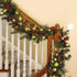 4 Strands Christmas Garland, Total 80 Feet Artificial Pine Garland Soft Greenery Garland for Holiday Wedding Party,Stairs,Fireplaces Decoration, O...