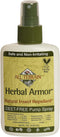 Herbal Armor DEET-Free Pump Spray 4oz. Insect Repellent, Plant-Based and All-Natural Bug Repellent, Safe for Family and Pets, Mosquito and Bug Pro...
