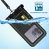 Large Floating Waterproof Phone Pouch, Phone Case Friendly Float Water Proof Cell Phone Dry Bag, Float Waterproof Phone Case for iPhone Samsung Ga...