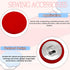 20Pcs Flatback Fabric Covered Button for Suits Gowns Blouses DIY Sewing Accessories,25mm/1in(6#;Red)...