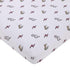 Warner Brothers Harry Potter White, Red, and Gold Lightning Bolt, Golden Snitch and Glasses Nursery Fitted Mini Crib Sheet...