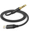 Lightning to 3.5mm Audio Cord, iPhone to Car Stereo AUX Cable Compatible with iPhone 14/13/12/11/XR/XS/X/8/7/6 Plus/SE 2, 3.3FT (Black#2)...