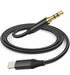 Lightning to 3.5mm Audio Cord, iPhone to Car Stereo AUX Cable Compatible with iPhone 14/13/12/11/XR/XS/X/8/7/6 Plus/SE 2, 3.3FT (Black#2)...