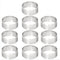 10 Pcs 1.98 Inch Stainless Steel Tart Ring, Heat-Resistant Perforated Cake Mousse Ring, Round Ring Baking doughnut tools 5cm...