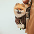 Leather Poop Bag Holder Dispenser for Leash, Portable and Reusable Dog Poop Bag Dispenser, Dog Bag Holder for Walking, Outdoor, Travelling (Beige)...