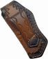 5'' Leather Folding Pocket Knife Sheath,Leather Knife Pouch for Buck 110,Knife Holster,Knife Sheaths (Dark Brown)...