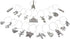 Travel & Animal Themed Wine Charm Gift Set with 20 Beautiful Wine Charms...