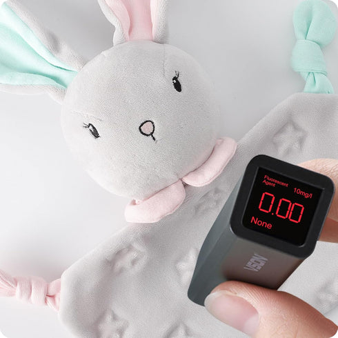 Baby Loveys Bunny Cozy Plush Sensor Security Nursery Blanket Soft Snuggle Toy Stuffed Animals Rabbit Lovies Neutral Presents for Newborns Infant B...