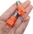 2PCS RJ45 Converter Adapter Coaxial Barrel Coupler Adapter Connector Coax Straight Connector...
