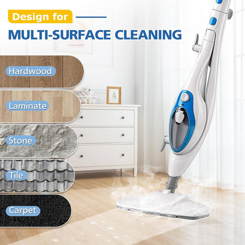 LINNIW 8 Pack Replacement Steam Mop Pads Compatible for PurSteam ThermaPro 10-in-1...